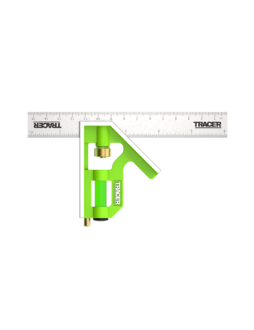 Kątownik kombinowany 150mm z poziomicą i rysikiem TRACER ACSQ150