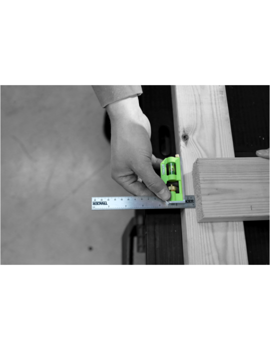 Kątownik kombinowany 150mm z poziomicą i rysikiem TRACER ACSQ150