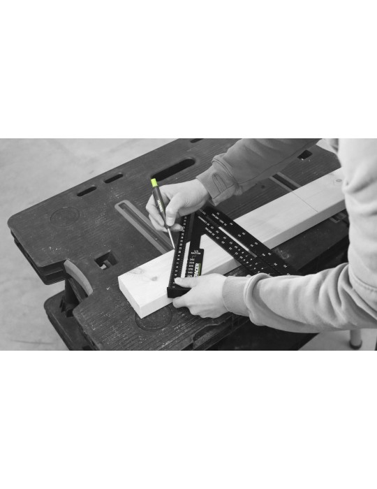 Kątownik stolarski 300mm skala do krokwi TRACER ASQ12M