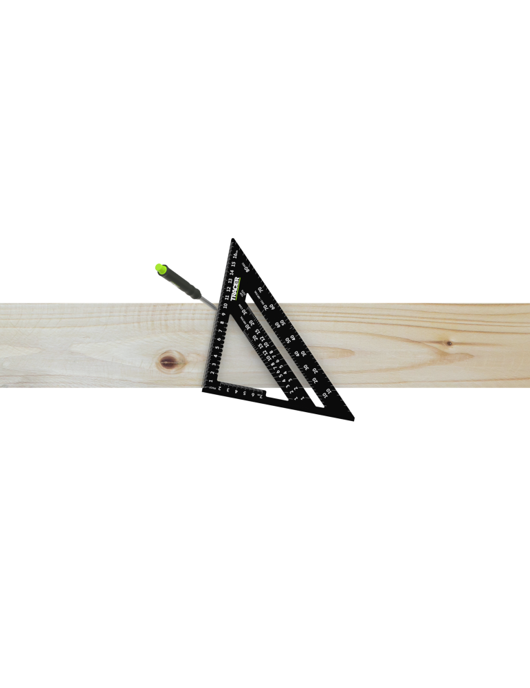 Kątownik stolarski 175mm skala do krokwi TRACER ASQ7M