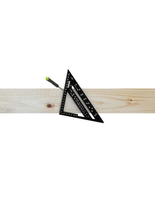 Kątownik stolarski 175mm skala do krokwi TRACER ASQ7M