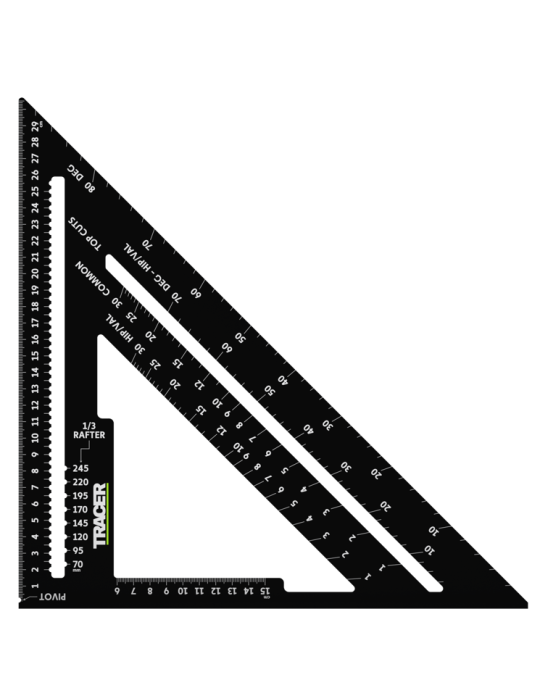 Kątownik stolarski 300mm skala do krokwi TRACER ASQ12M