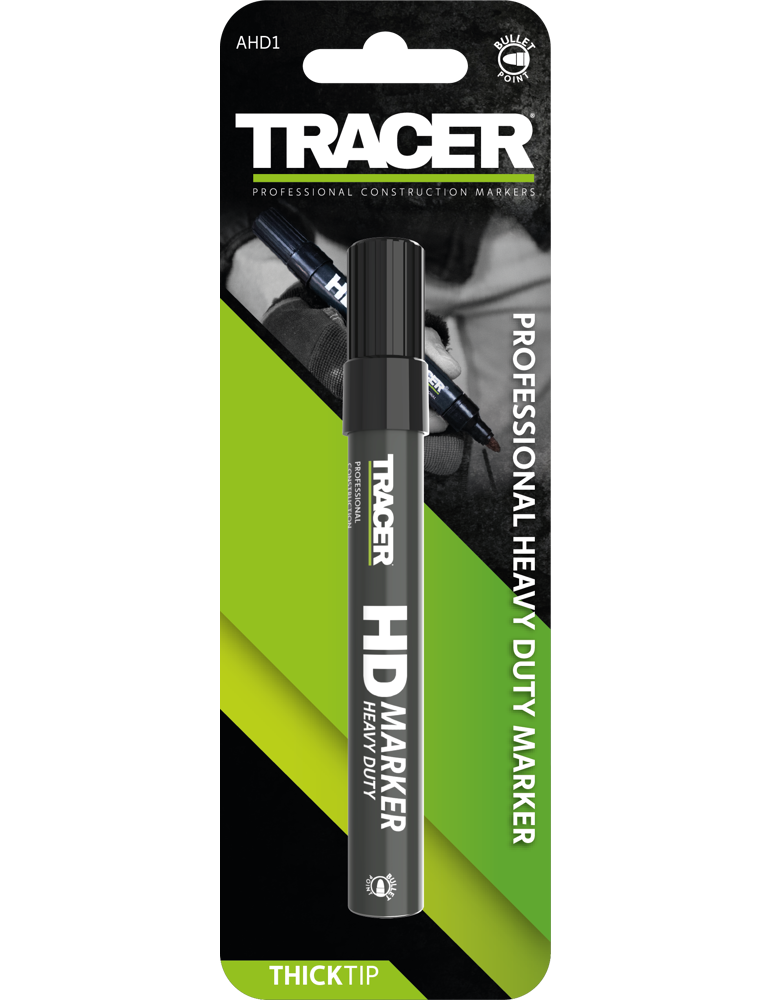 Heavy Duty Marker permanentny czarny TRACER AHD1