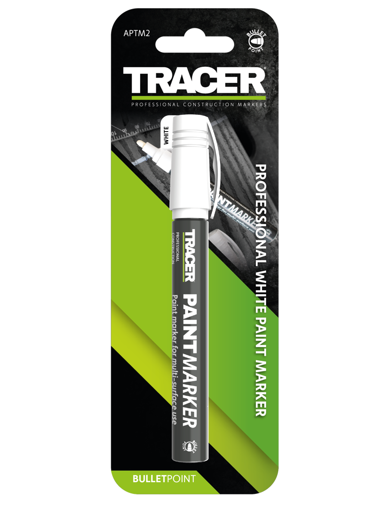 Marker z farbą biały 1szt. TRACER APTM2