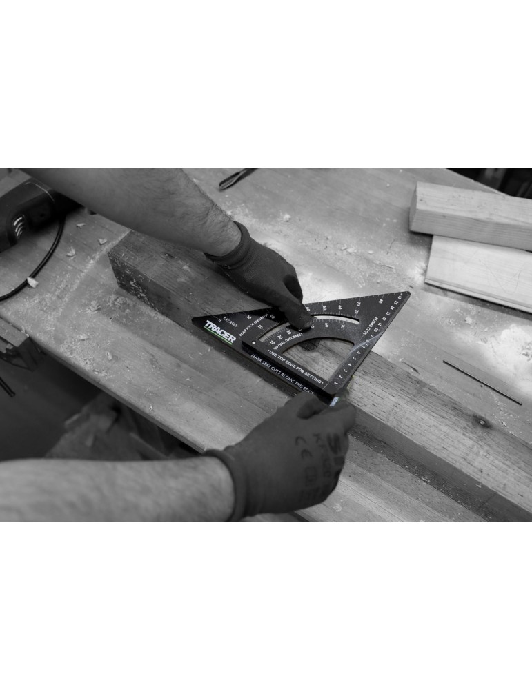 Kątownik 7" 170mm aluminiowy TRACER APS7