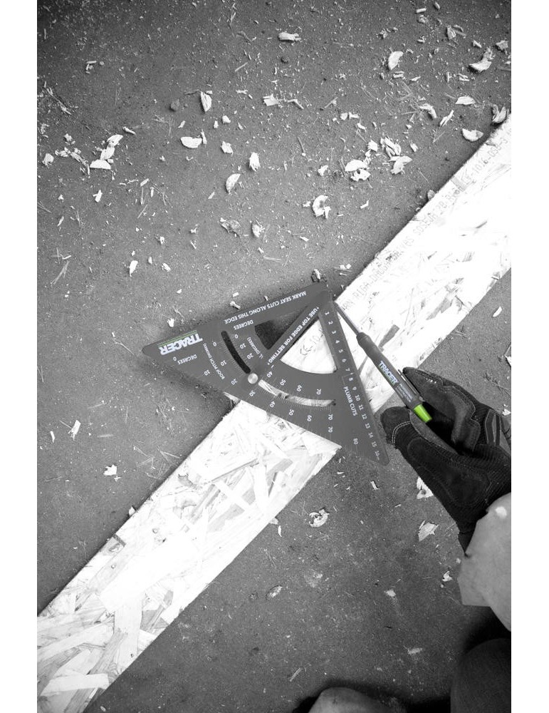 Kątownik 7" 170mm aluminiowy TRACER APS7