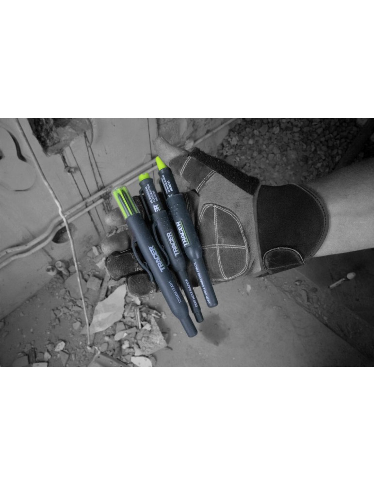 Kompletny zestaw ołówków budowlanych z kaburami TRACER AMK3