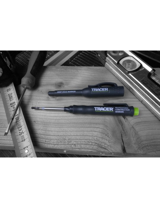 Kompletny zestaw ołówków budowlanych z kaburami TRACER AMK3