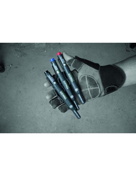 Zestaw 3 markerów czarny, niebieski i czerwony TRACER ACF-MK3