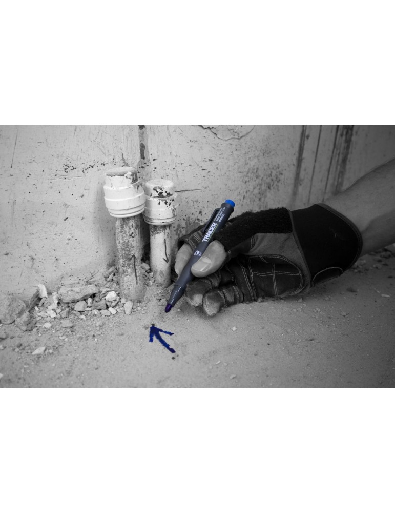 Zestaw 3 markerów czarny, niebieski i czerwony TRACER ACF-MK3