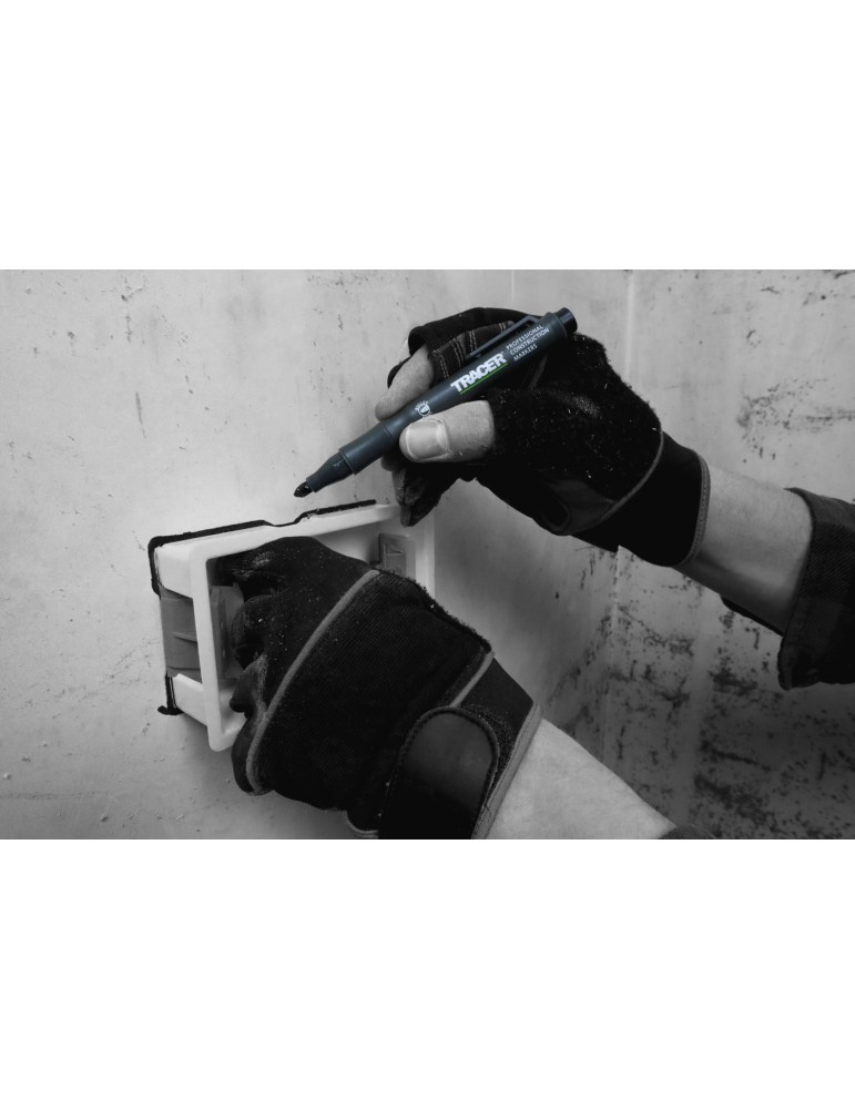 Zestaw 3 markerów czarny, niebieski i czerwony TRACER ACF-MK3