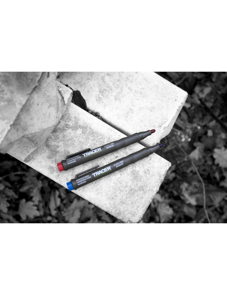 Zestaw 3 markerów czarny, niebieski i czerwony TRACER ACF-MK3