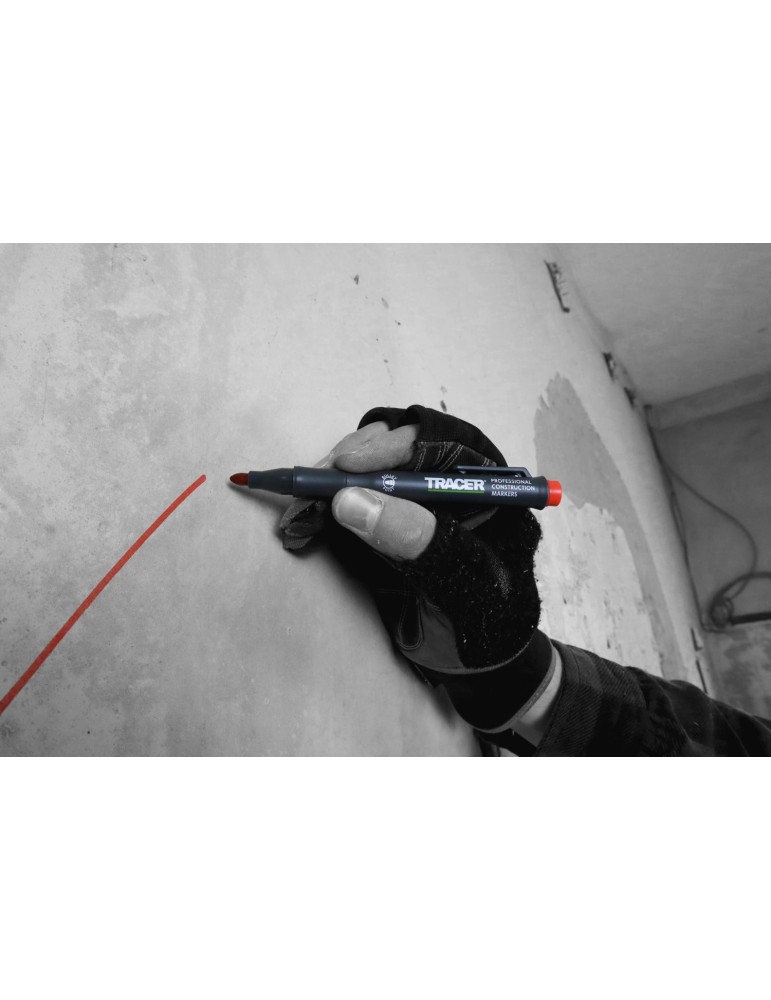 Zestaw 3 markerów czarny, niebieski i czerwony TRACER ACF-MK3