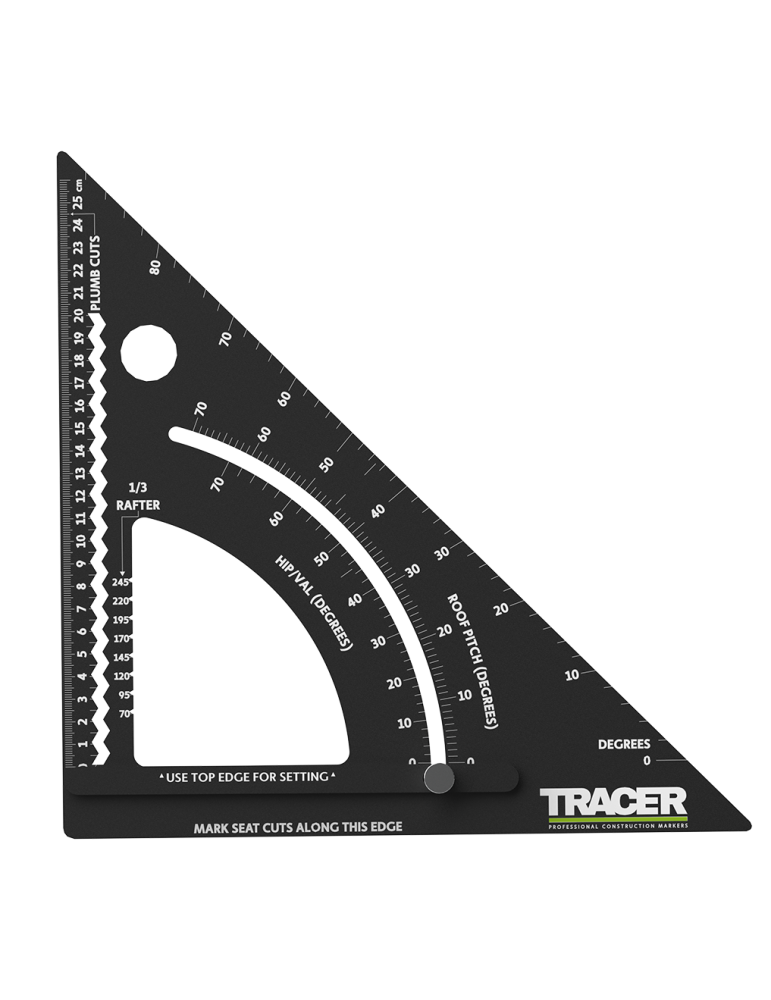 Kątownik 12" 260mm aluminiowy TRACER APS12