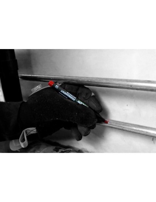 Zestaw 4szt. markerów 2 czarne, niebieski i czerwony TRACER APMK1