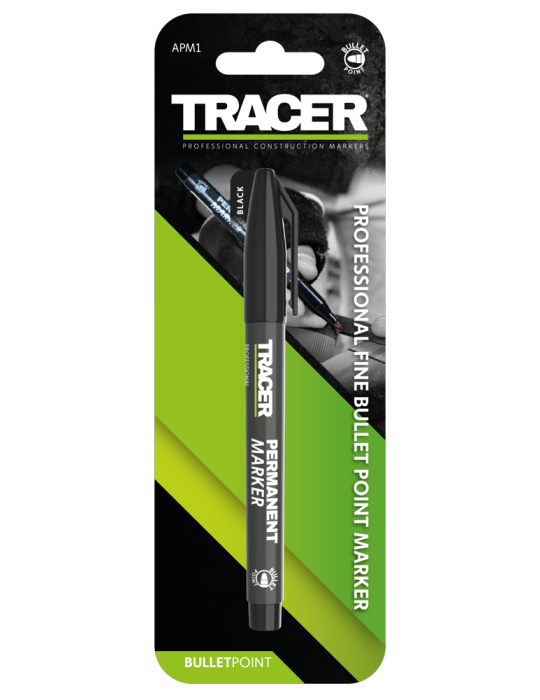 Marker permanentny czarny 1szt. TRACER APM1