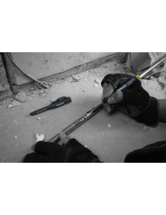 Znacznik do głębokich otworów z podwójną końcówką i nasadką TRACER AMP2