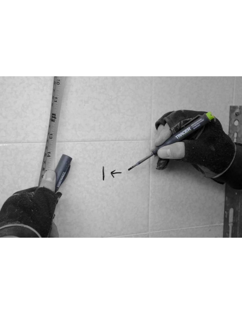 Znacznik do głębokich otworów z podwójną końcówką i nasadką TRACER AMP2