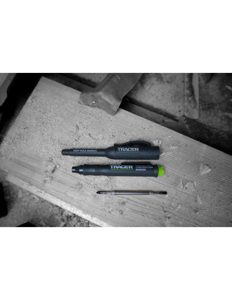 Znacznik do głębokich otworów z podwójną końcówką i nasadką TRACER AMP2