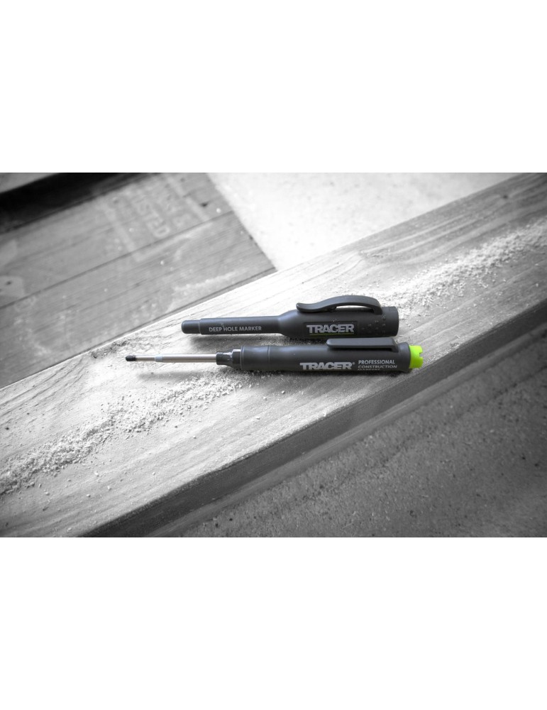 Znacznik do głębokich otworów z podwójną końcówką i nasadką TRACER AMP2