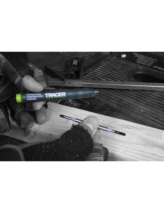 Znacznik do głębokich otworów z podwójną końcówką i nasadką TRACER AMP2