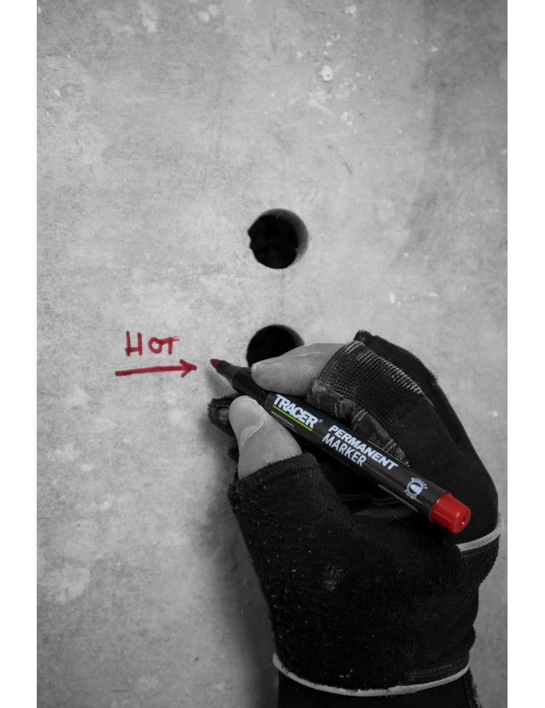 Marker permanentny czerwony 1szt. TRACER APM3