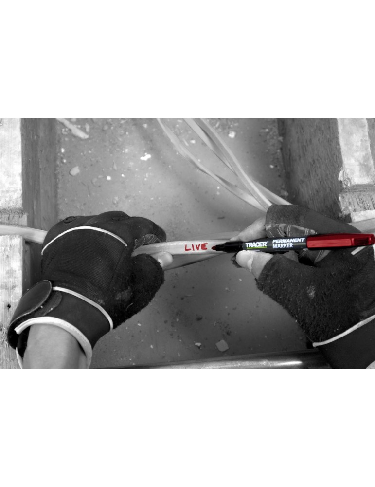 Marker permanentny czerwony 1szt. TRACER APM3