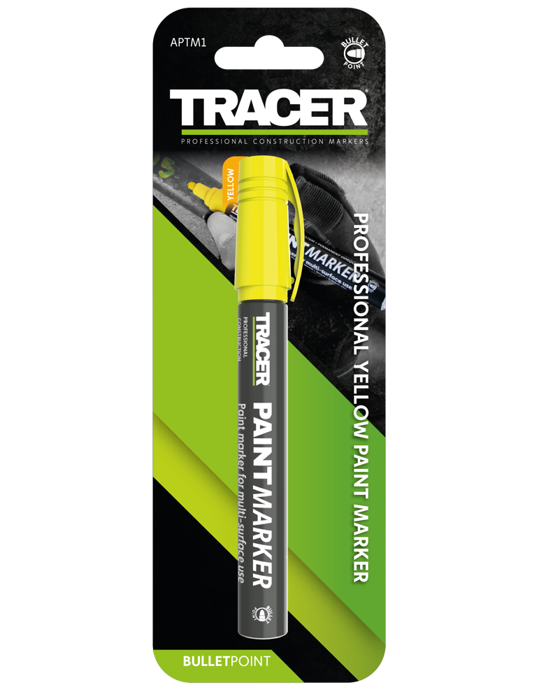 Marker z farbą żółty 1szt. TRACER APTM1
